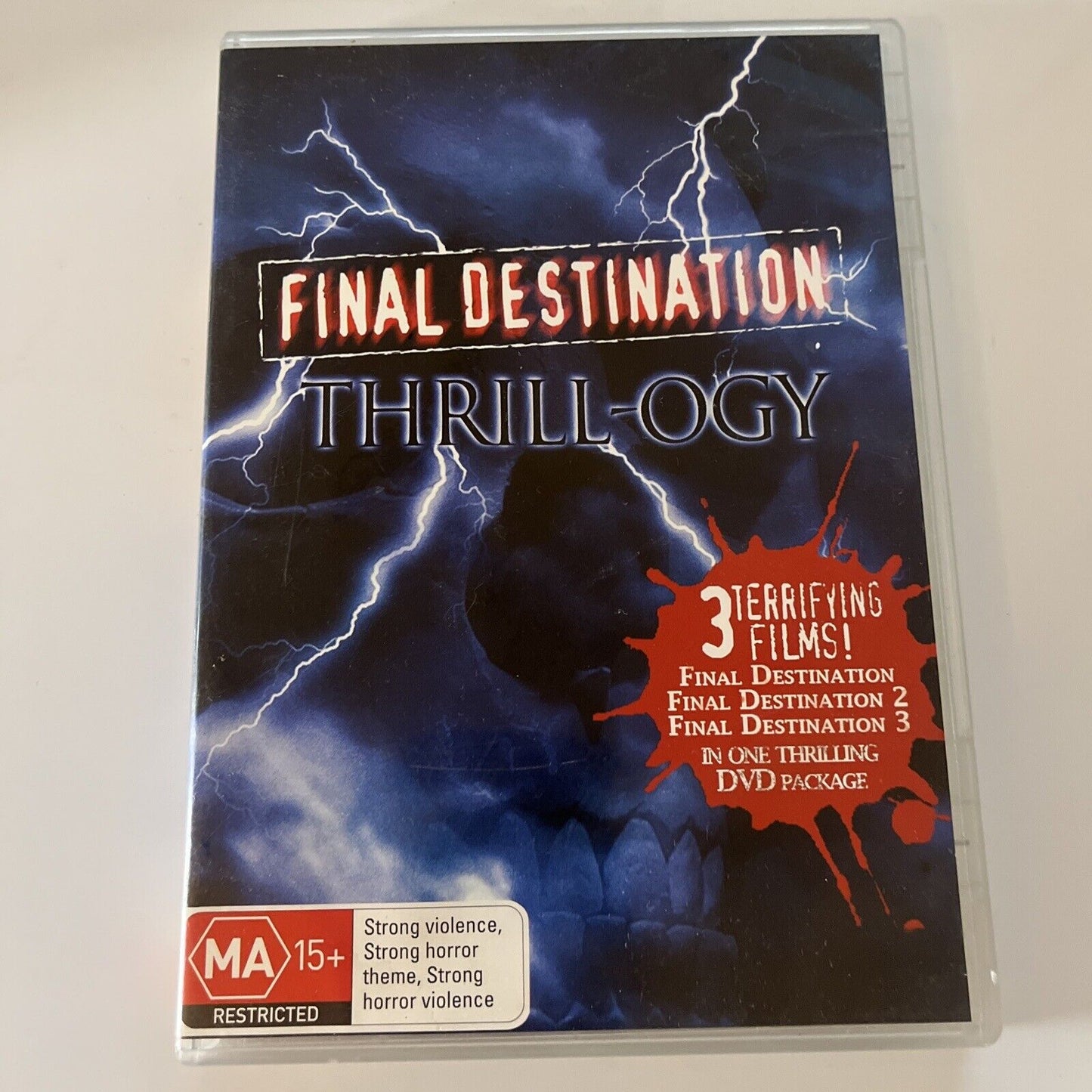 Final Destination - Thrill-ogy 1,2,3 (DVD, 3-Disc) Region 4