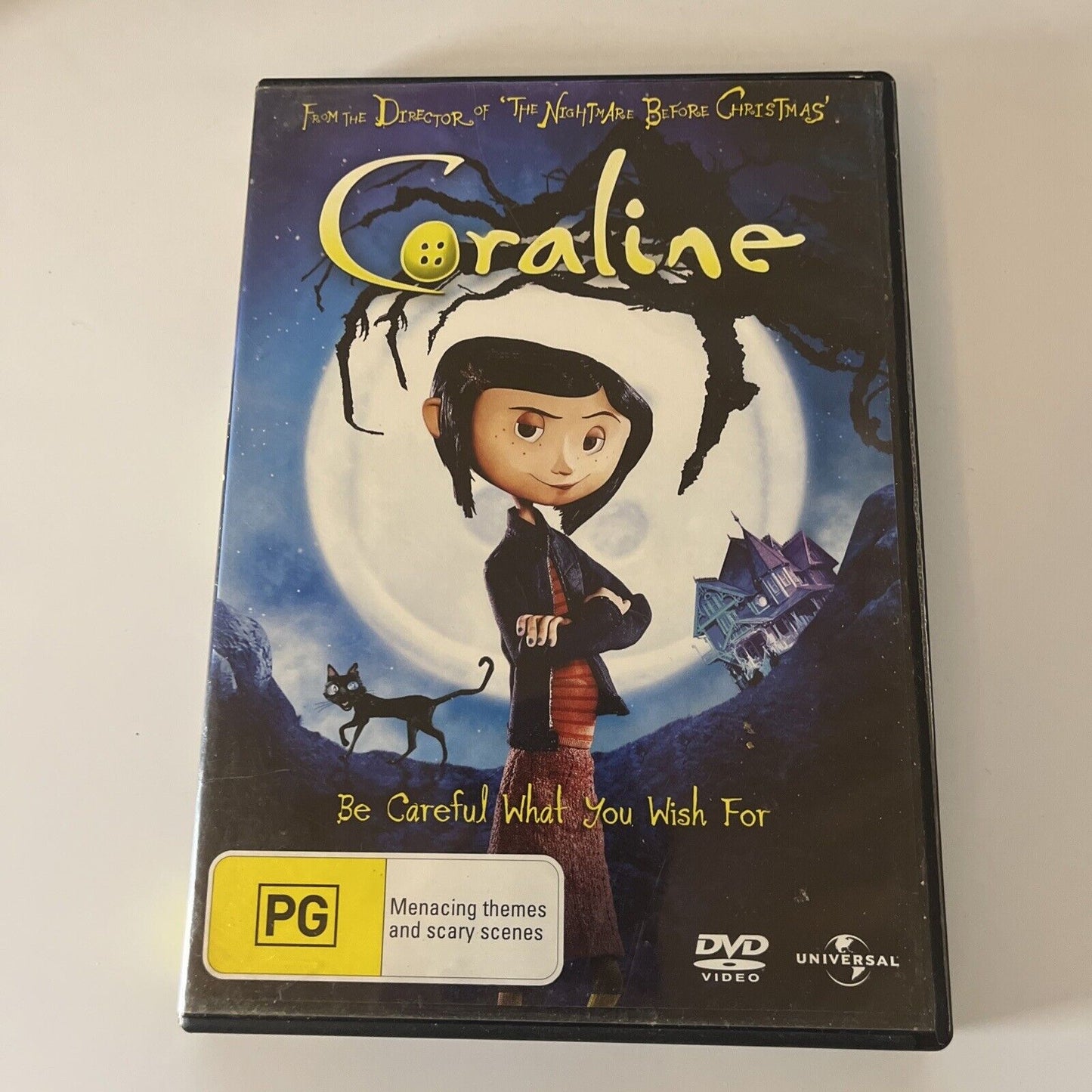 Coraline (DVD, 2009) Dawn French, Ian McShane Region 4