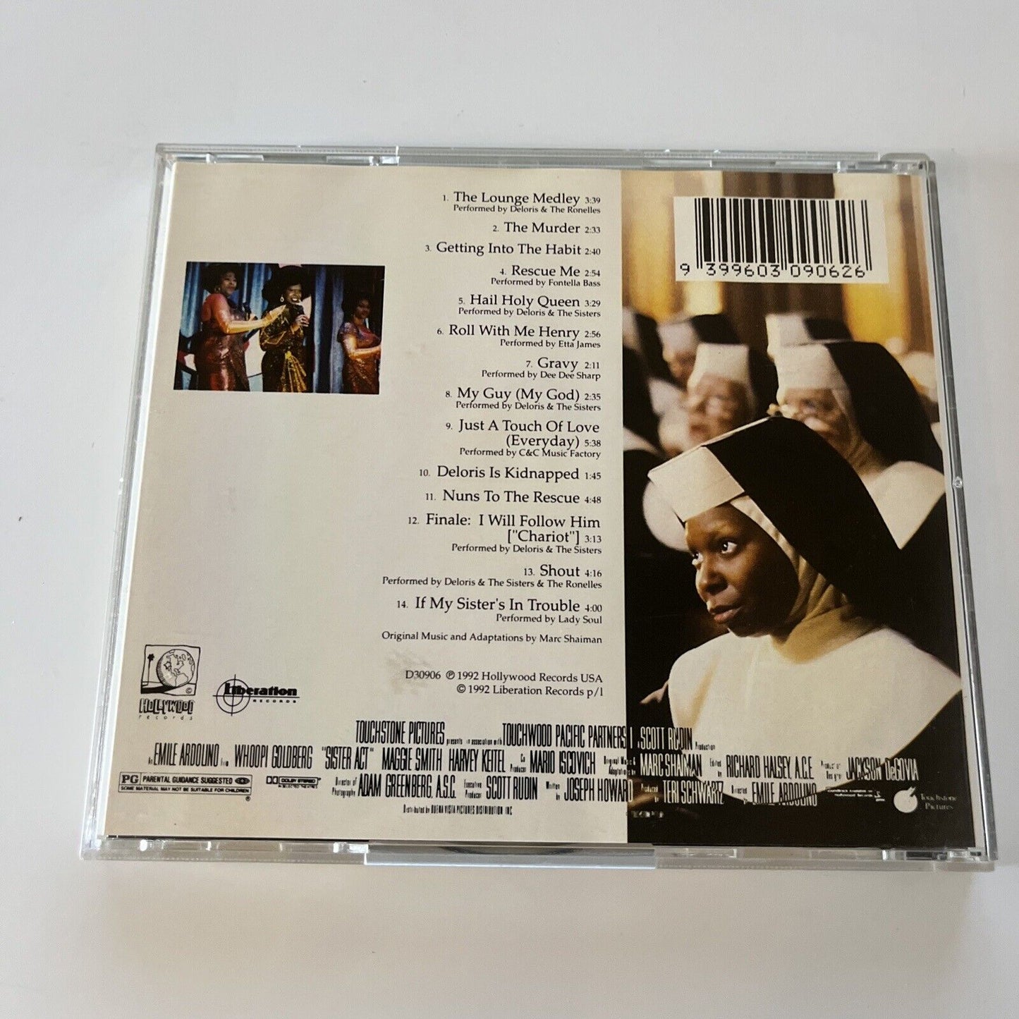 Sister Act Music From The Original Motion Picture Soundtrack (CD, 1992)