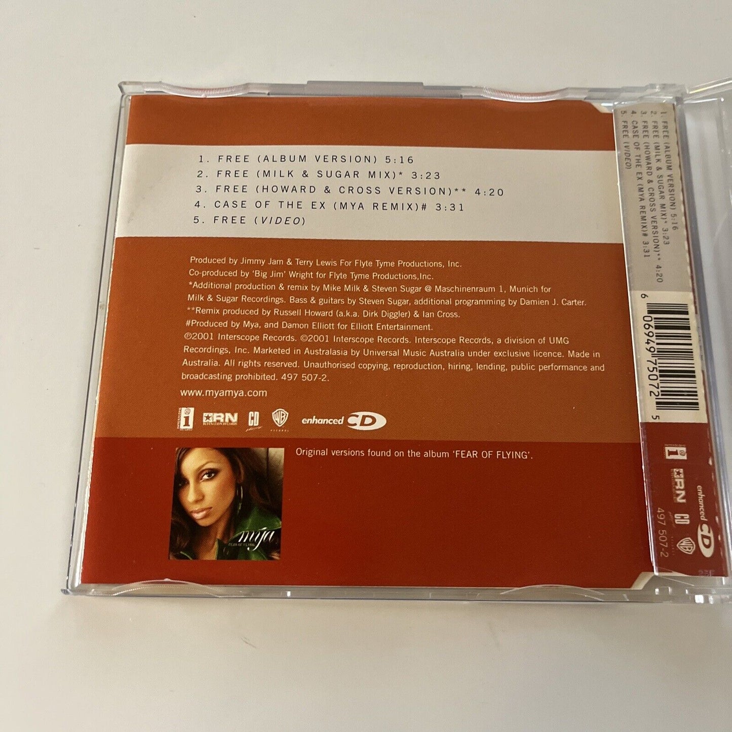 Mya - Free (CD, 2001)