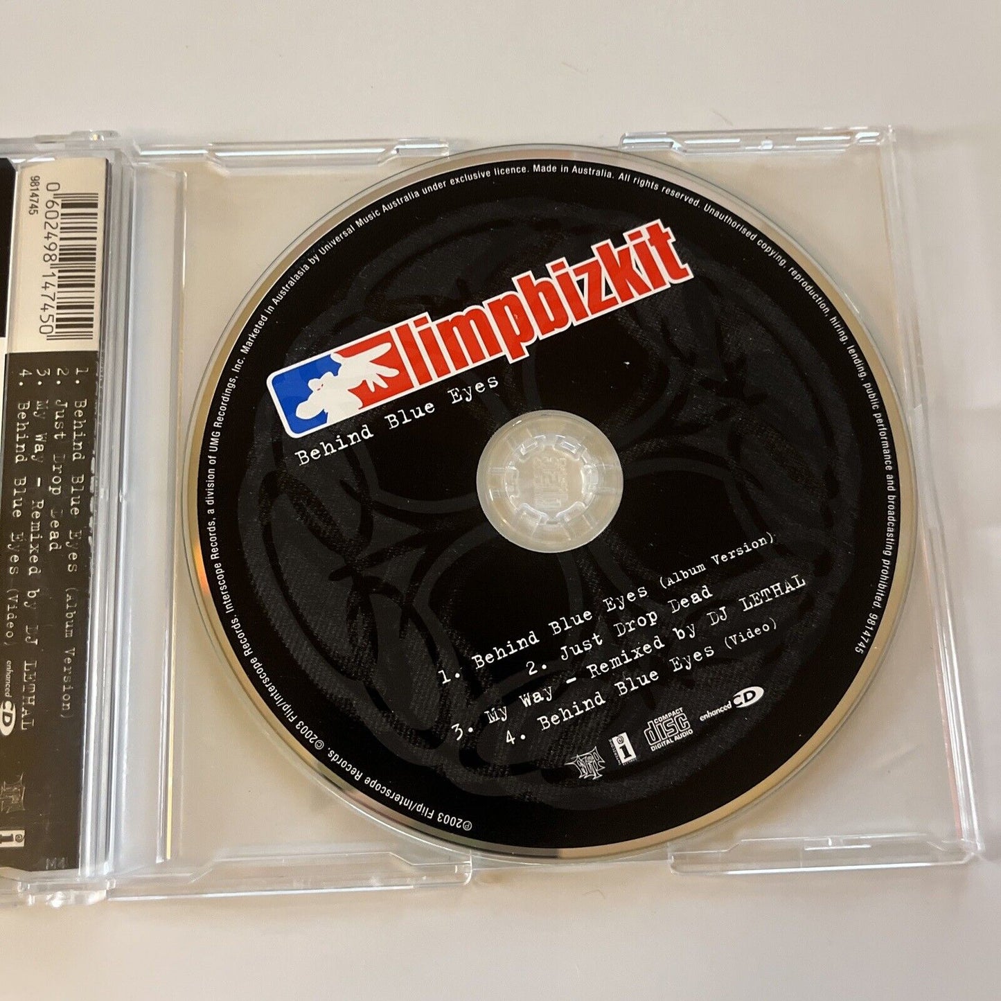 Limp Bizkit - Behind Blue Eyes (CD, 2004) Enchanced CD