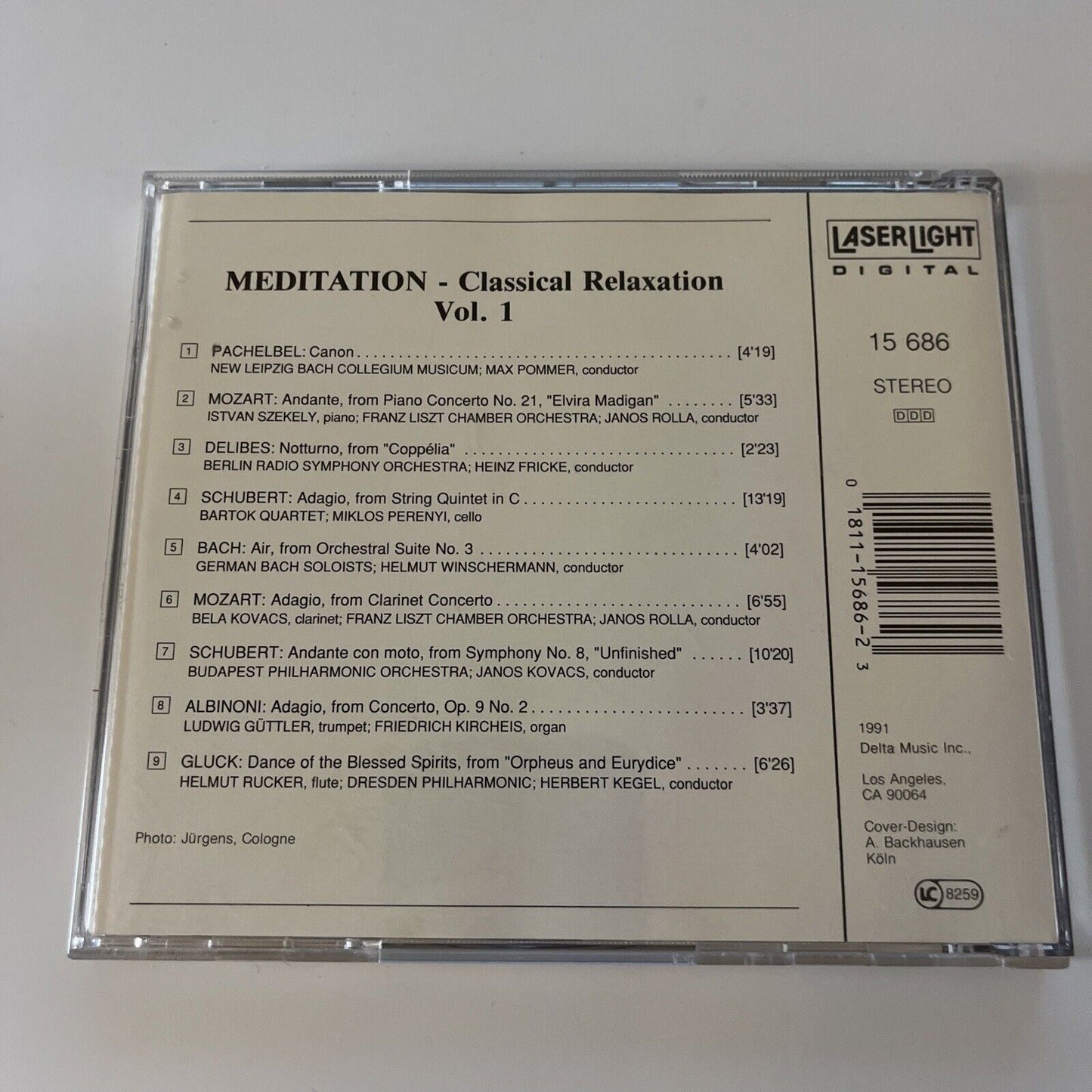 Meditation - Classical Relaxation Volume 1 (CD, 1991)