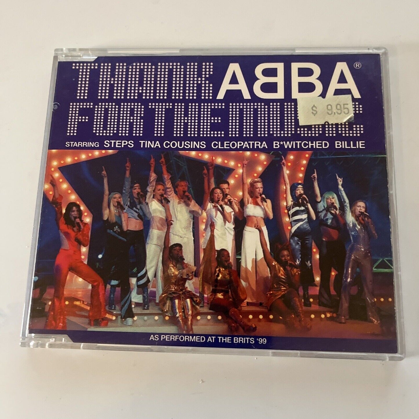 Thank ABBA For The Music CD SINGLE (Steps/Cleopatra/B*Witched/Tina Cousins) SLIM