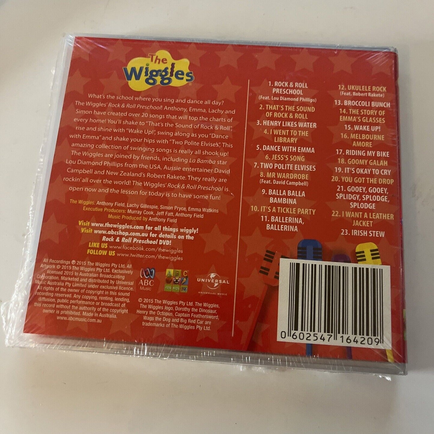 The Wiggles - Rock & Roll Preschool (CD, 2016) NEW