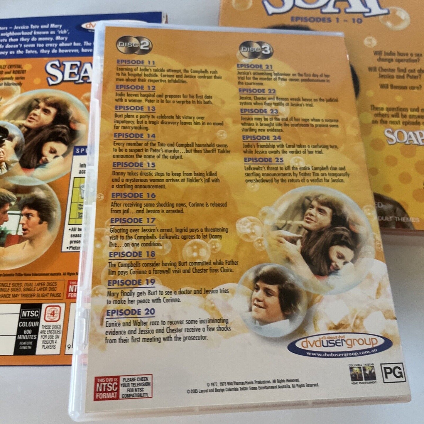 Soap : Season 1 (DVD, 1978, 3-Disc) Richard Mulligan, Billy Crystal Region 4