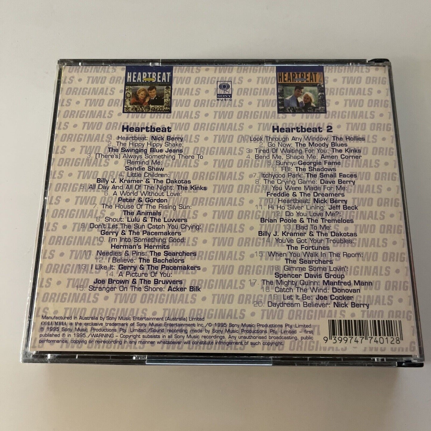 Heartbeat 1 & 2 - Music From The ABC TV Series (CD, 1995, 2-Disc)