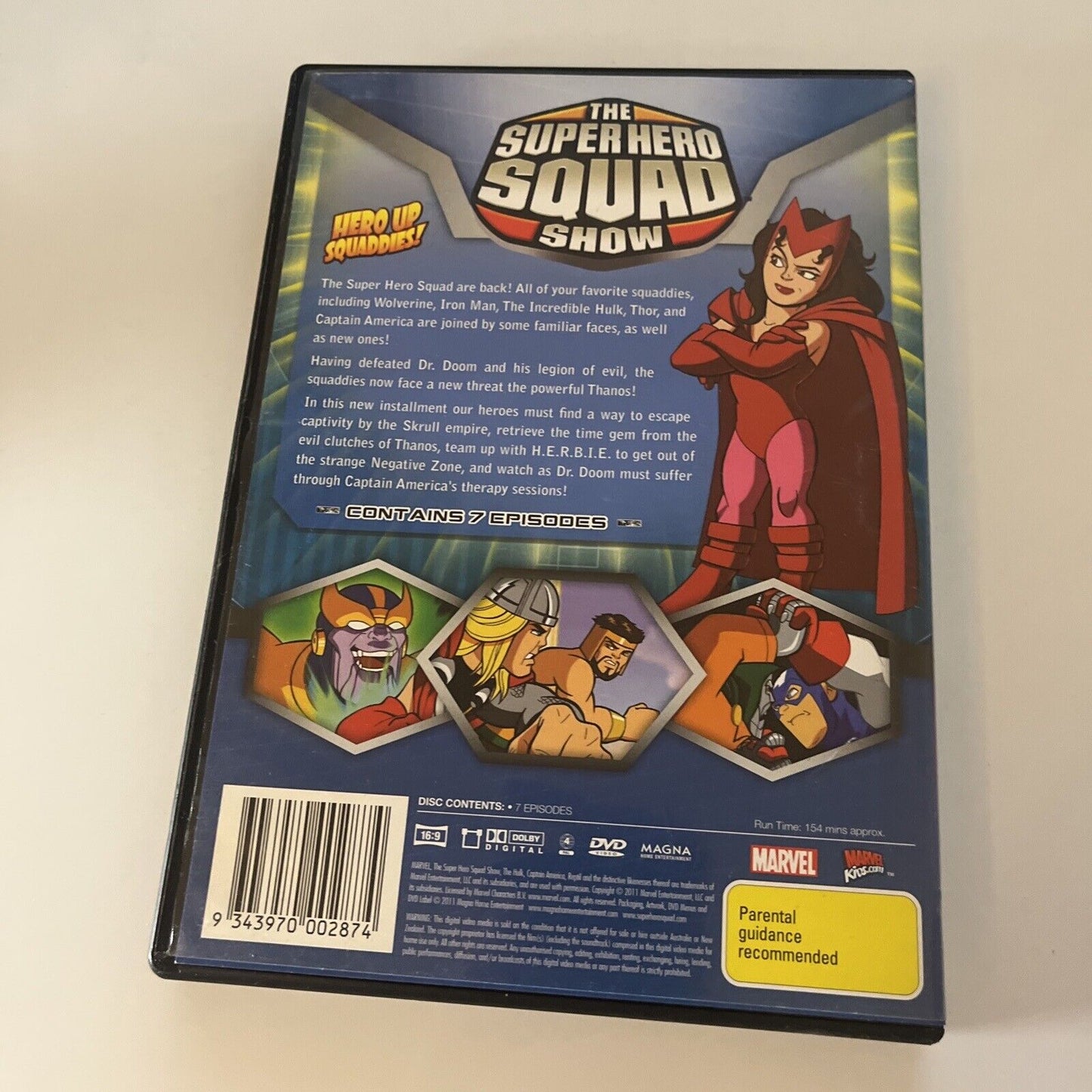 The Super Hero Squad Show - The Infinity Gauntlet (DVD, 2010) Region 4