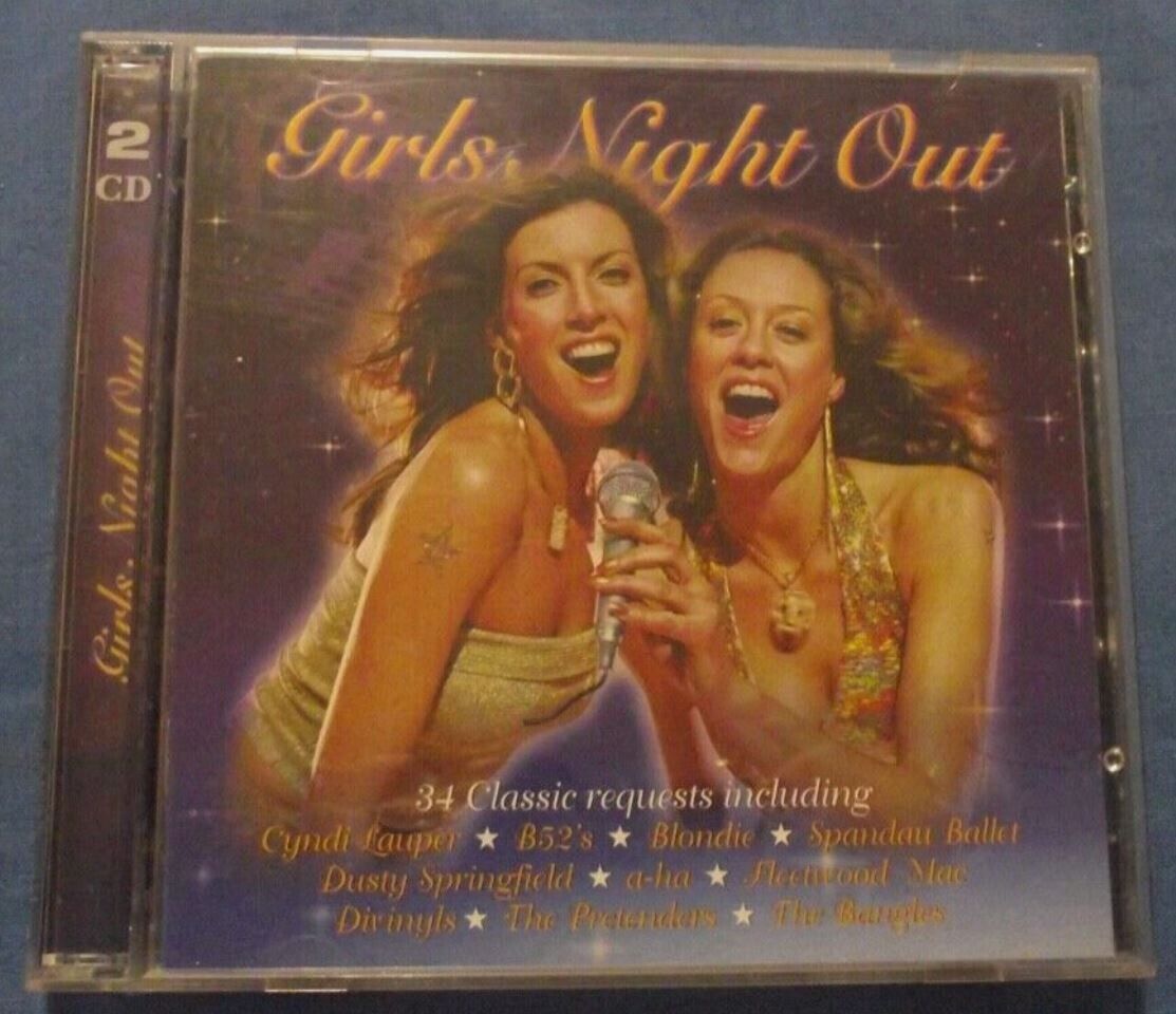 Girls Night Out (CD, 2002, 2-Disc) Cyndi Lauper, Roxette, Fleetwood Mac