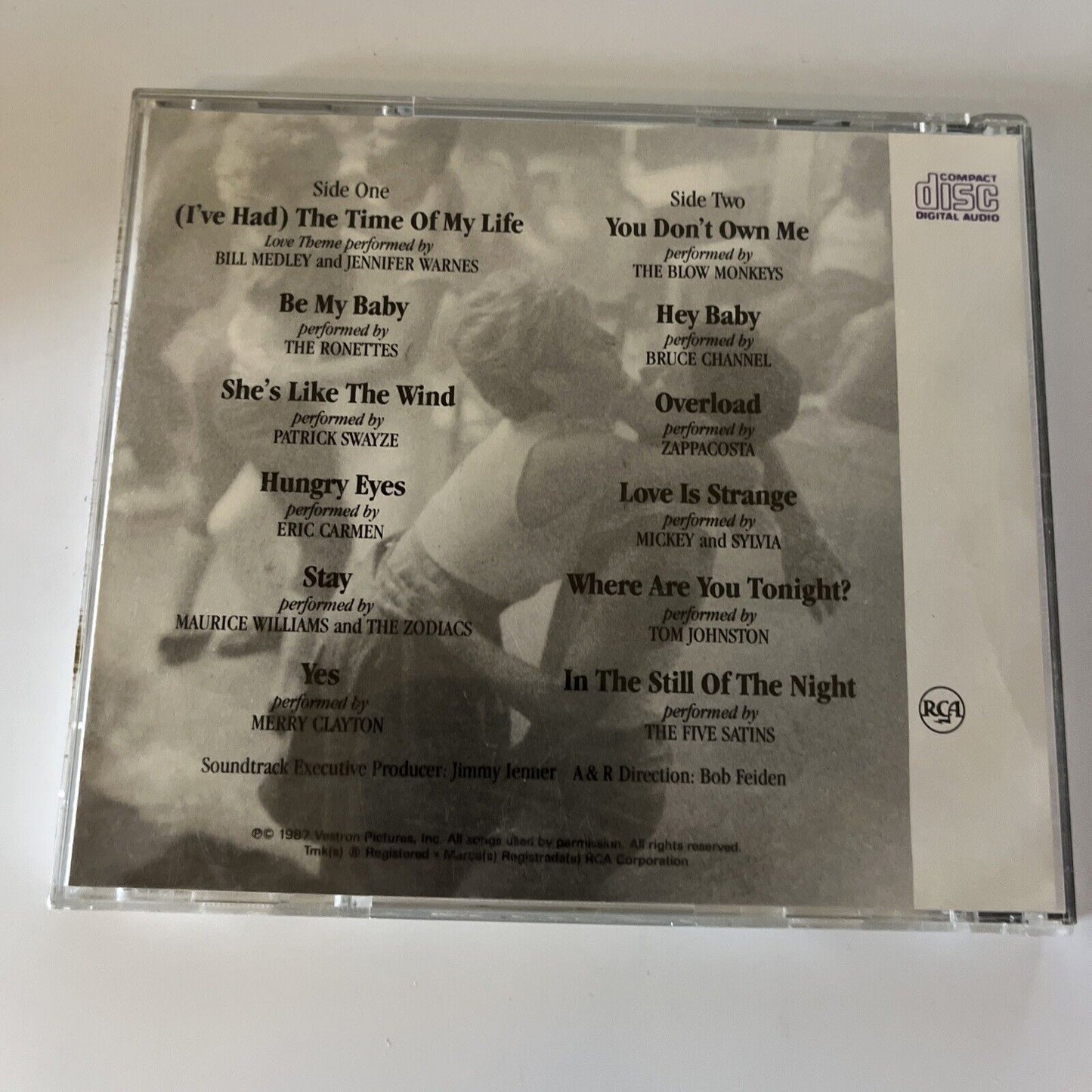 Dirty Dancing Original Morton Picture Soundtrack (CD, 1987) APCD 6030