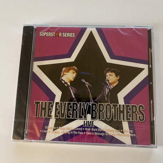 The Everly Brothers Live - SUPERSTAR SERIES (CD) *New Sealed*
