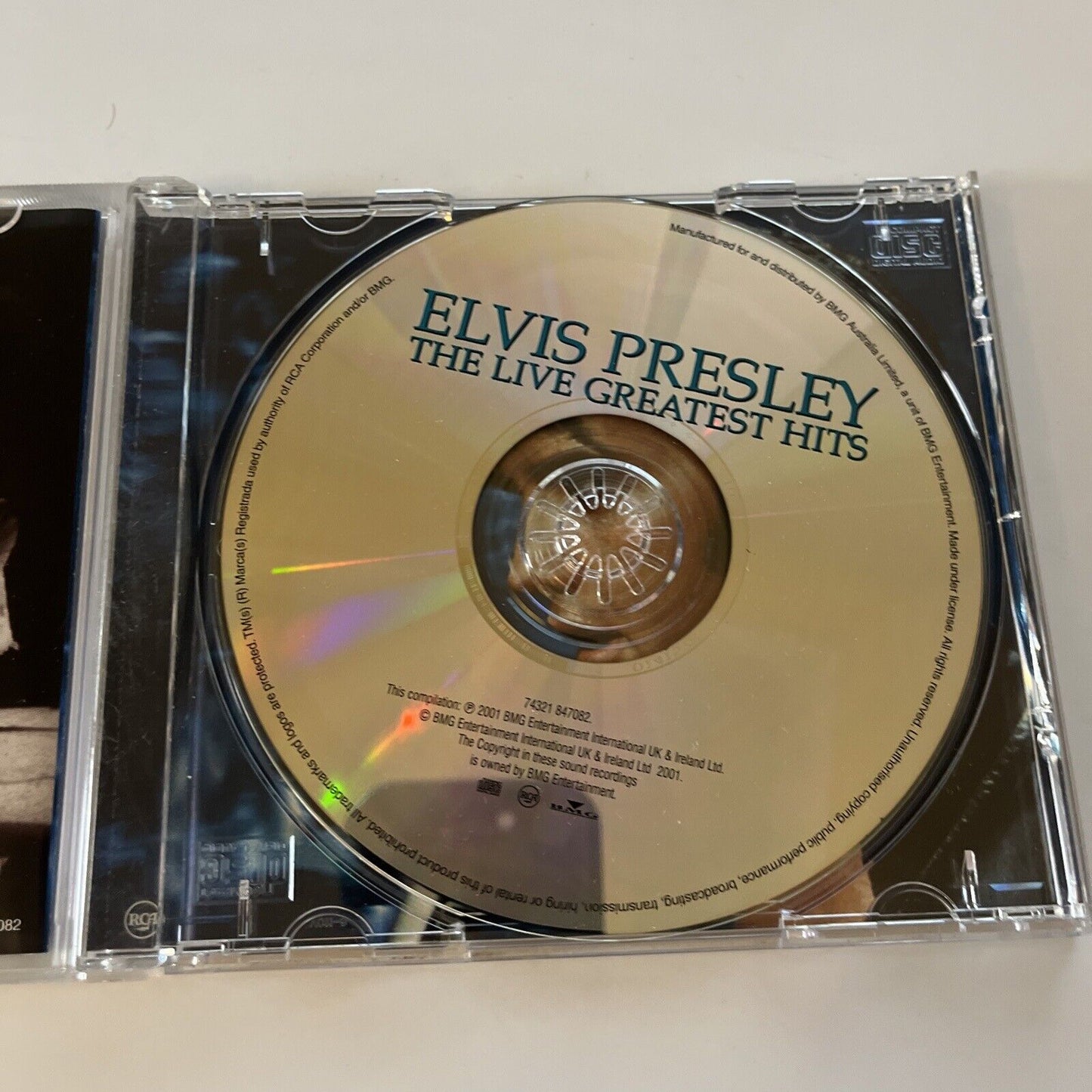 Elvis Presley - The Live Greatest Hits (CD, 2001)