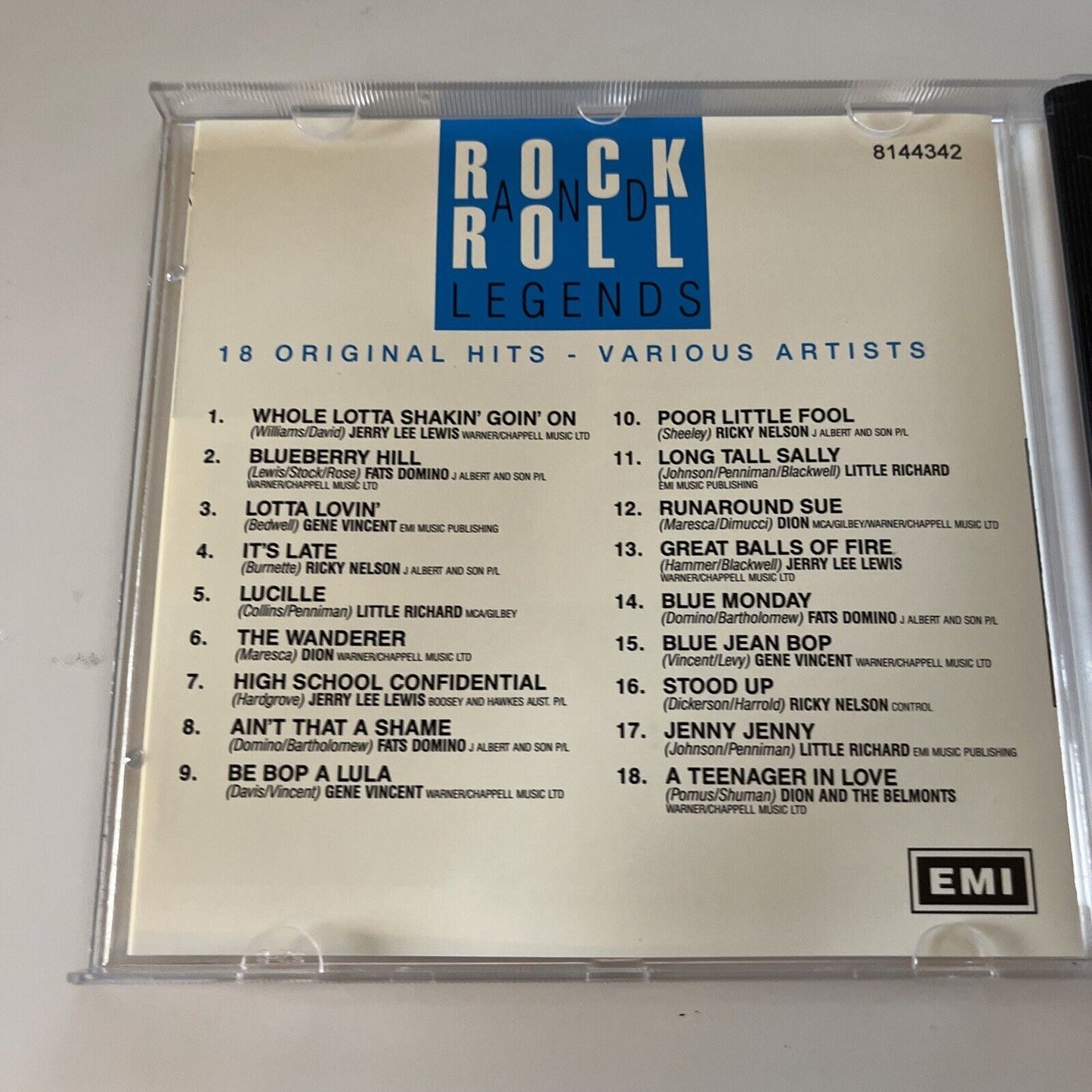 Rock and Roll Legends Various Artists (CD, 1994)