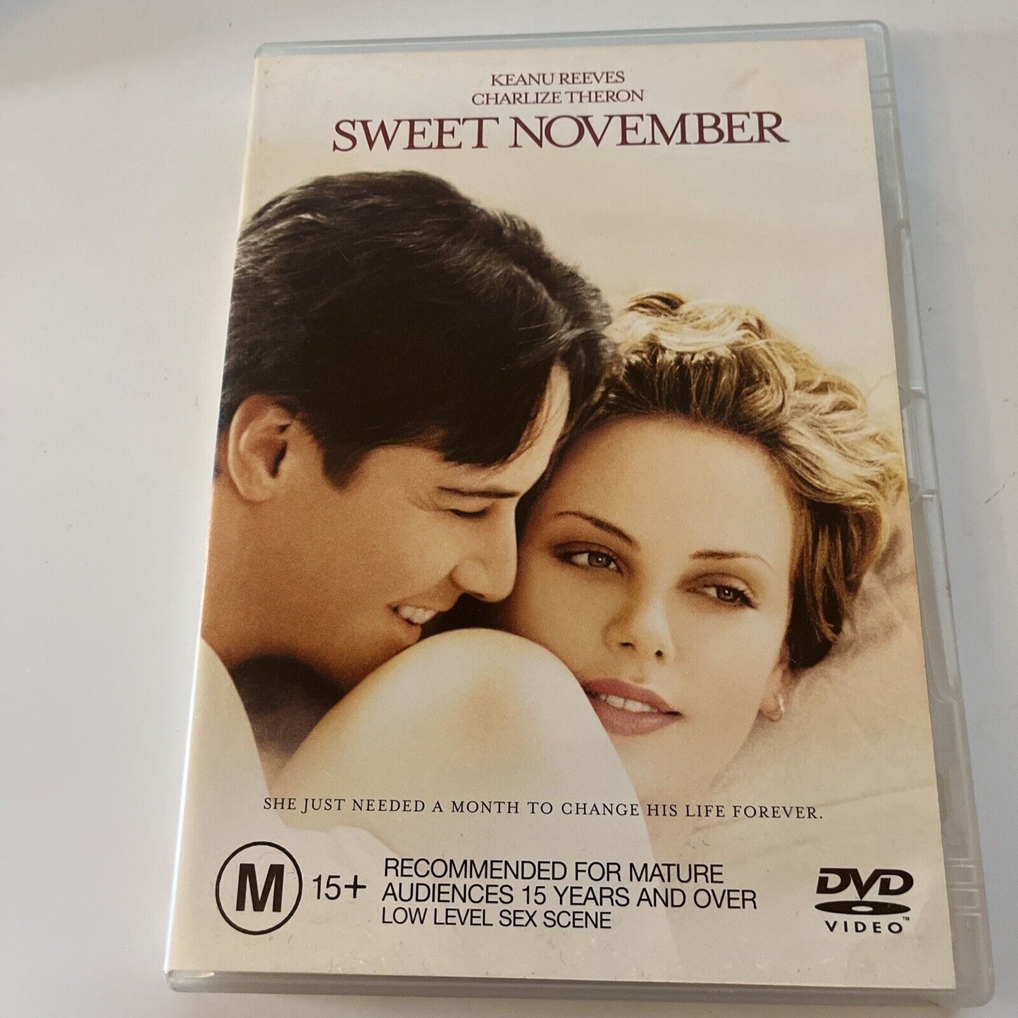 Sweet November (DVD, 2001) Charlize Theron, Keanu Reeves NEW Region 4