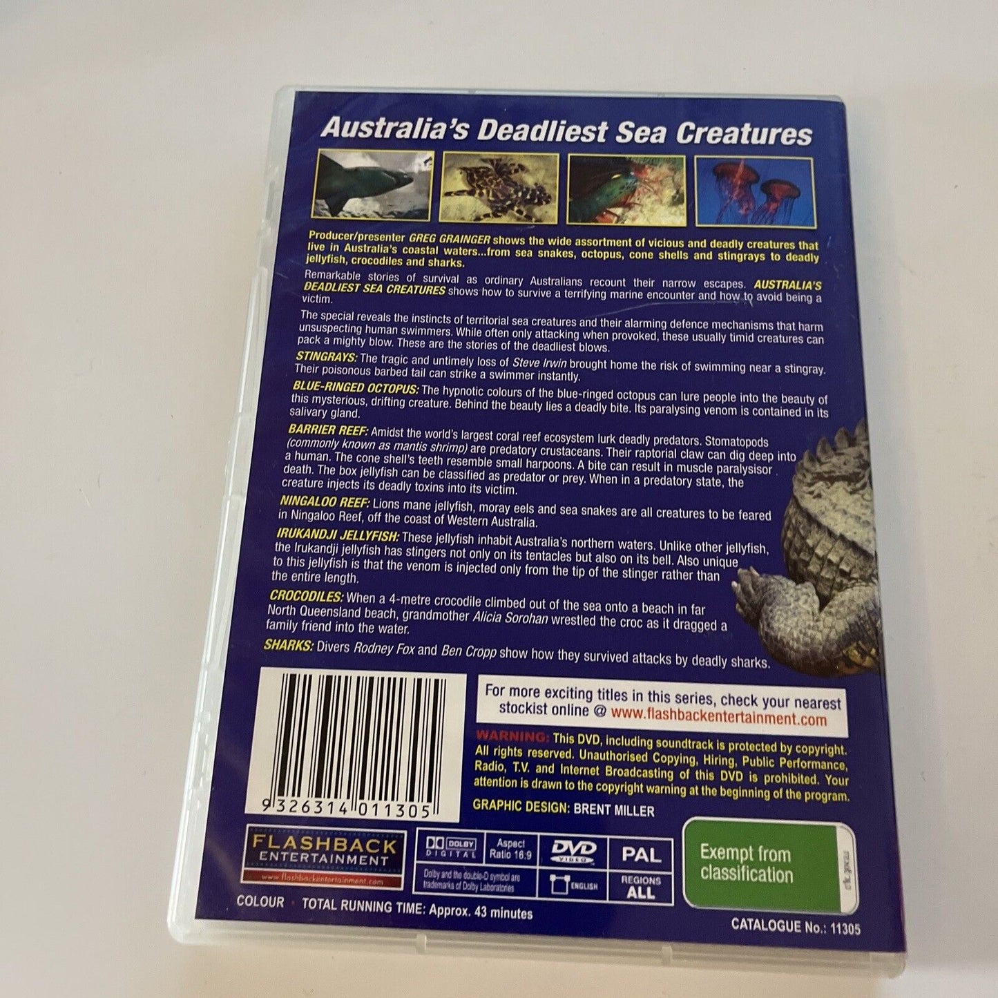 Granger's World: Australia's Deadliest Sea Creatures (DVD) All Regions