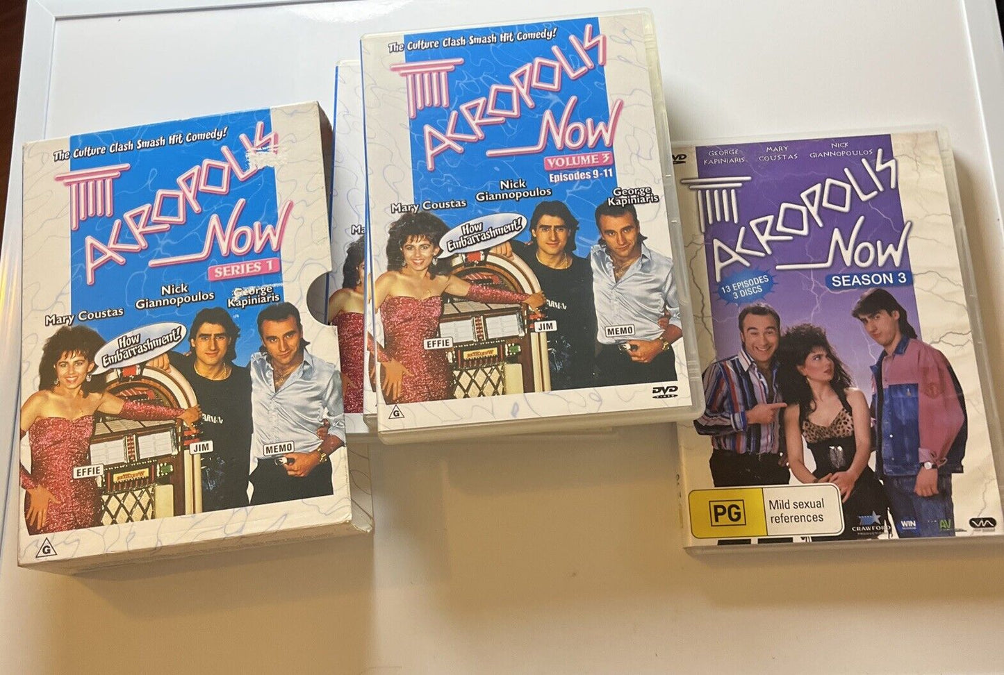 Acropolis Now : Series 1 & 3 (DVD, 1989, 4-Disc) Nick Giannopoulos All Regions