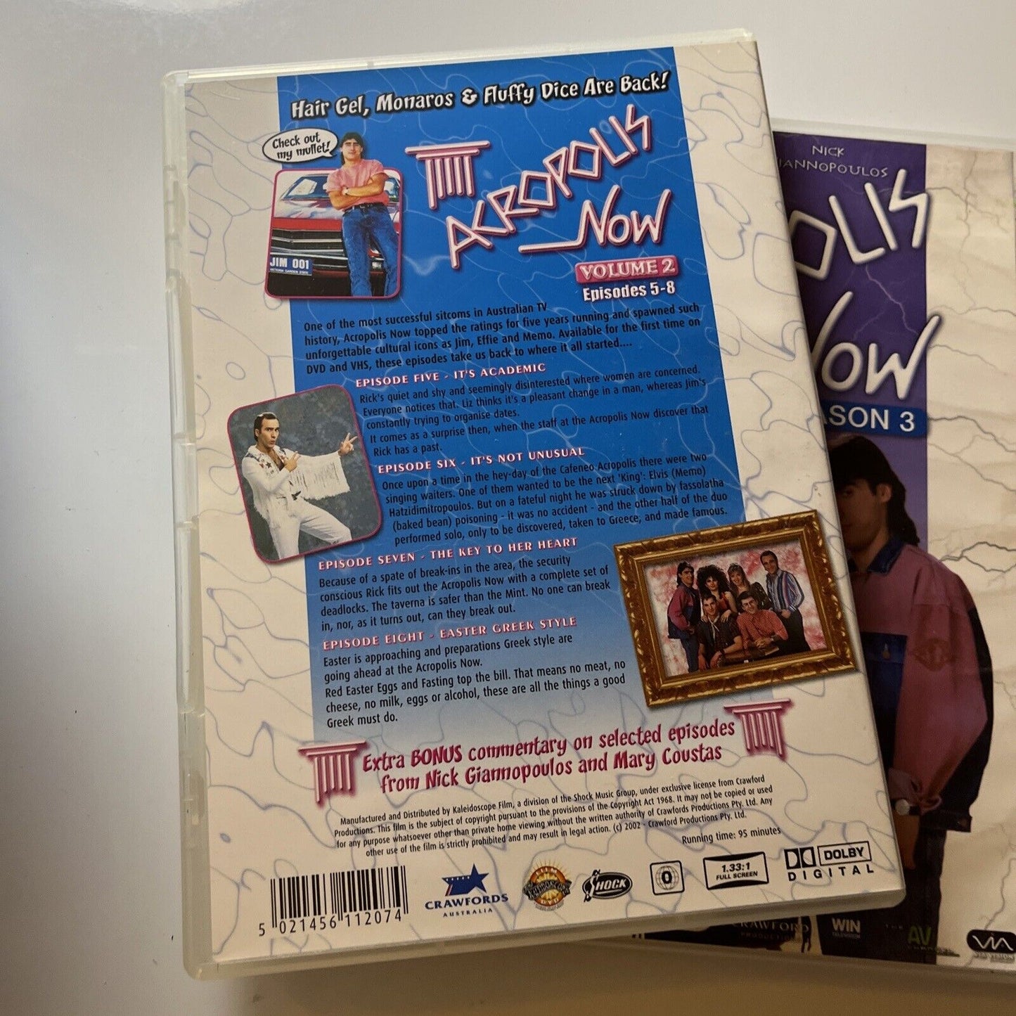 Acropolis Now : Series 1 & 3 (DVD, 1989, 4-Disc) Nick Giannopoulos All Regions
