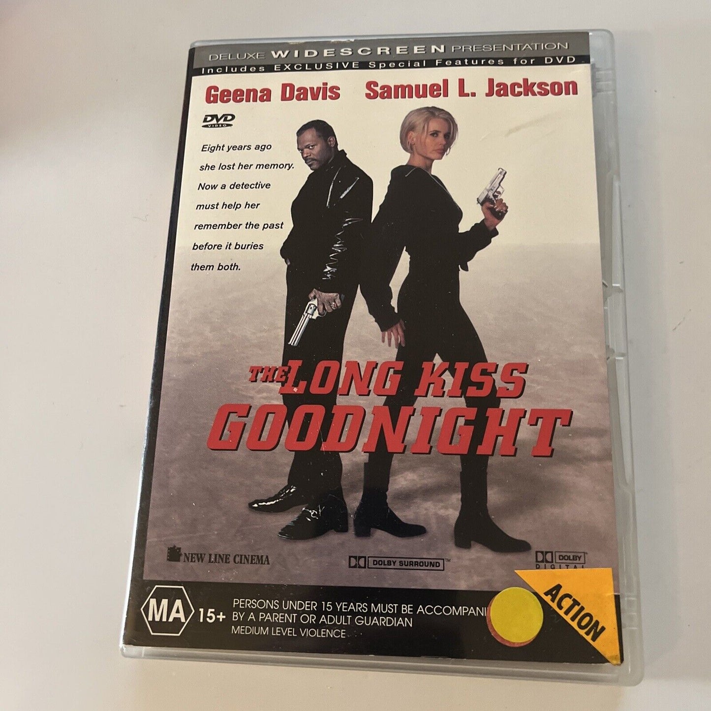 The Long Kiss Goodnight (DVD, 1996) Geena Davis, Samuel L. Jackson Region 4
