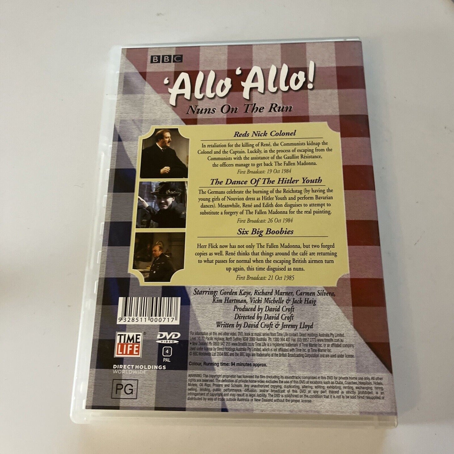 Allo Allo - Nuns On The Run (DVD, 1985) NEW Region 4