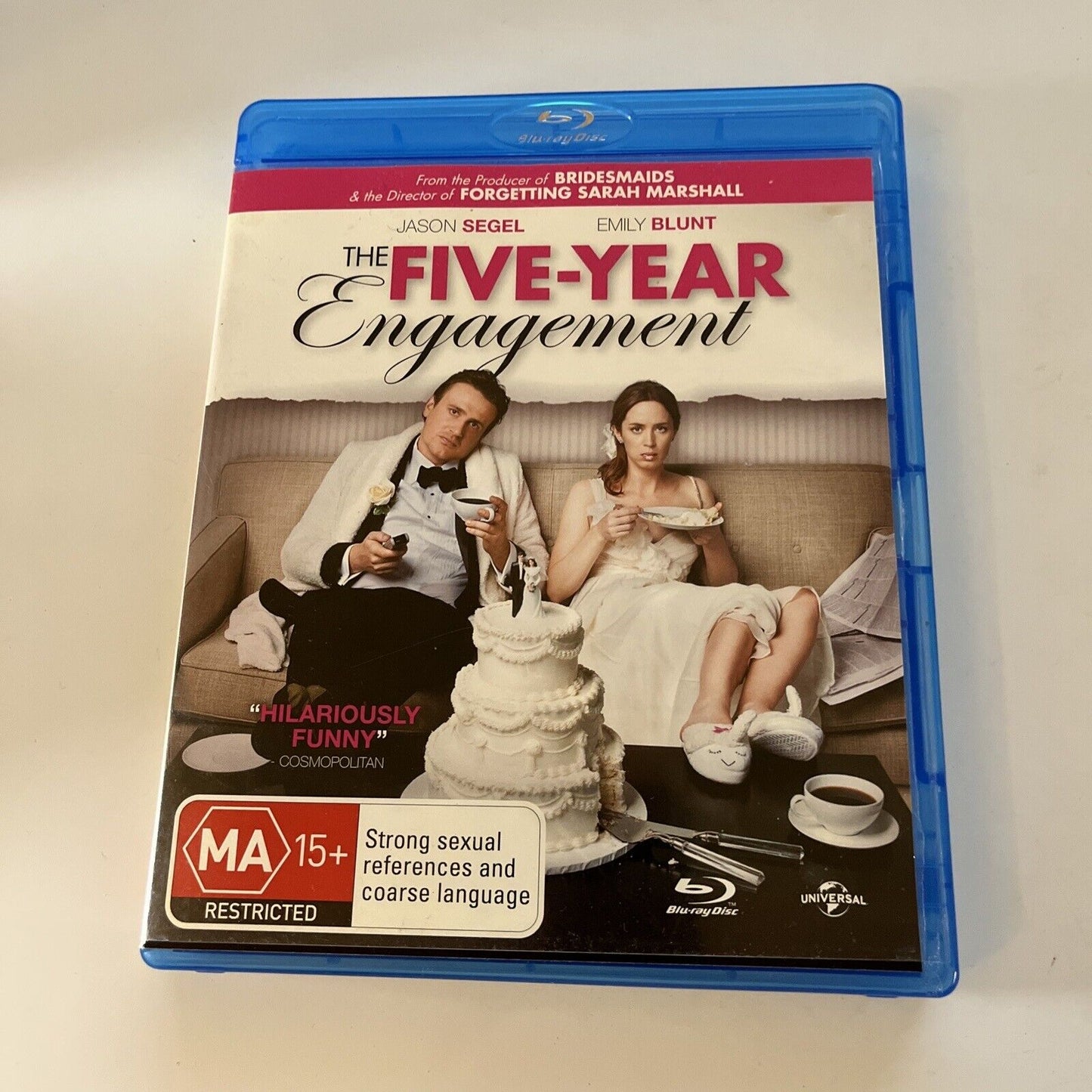 The Five-Year Engagement (Bluray, 2012) Emily Blunt, Chris Pratt Region B