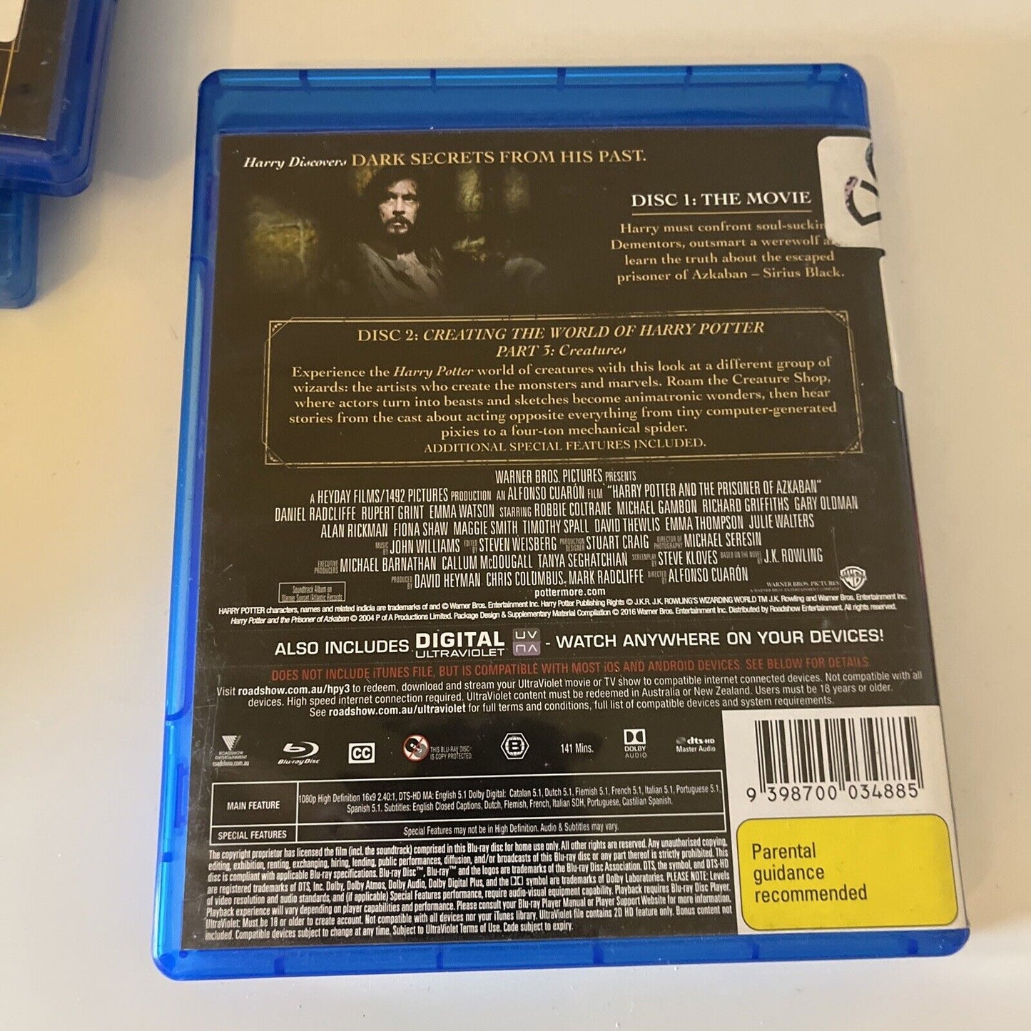 Harry Potter 5x Blu-ray Movies Region B