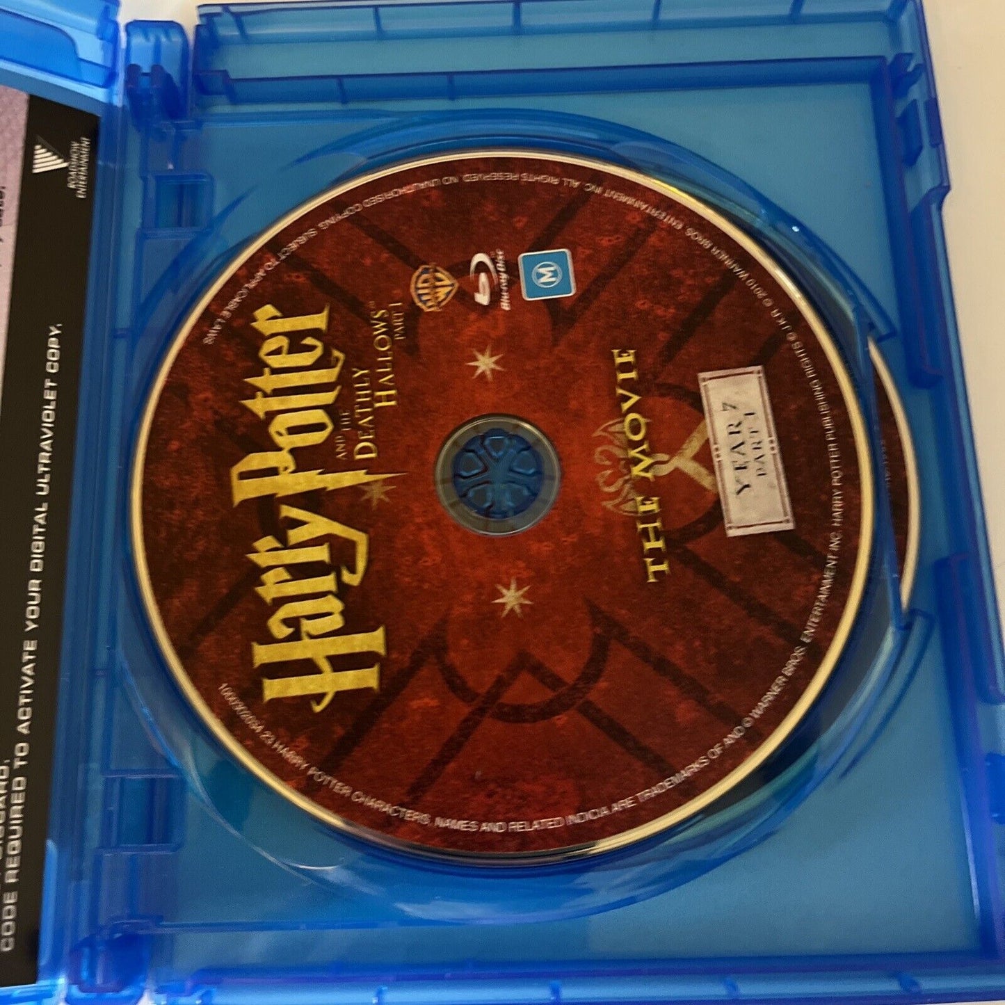 Harry Potter And The Deathly Hallows : Part 1 (Bluray, 2010, 2-Disc) Region B