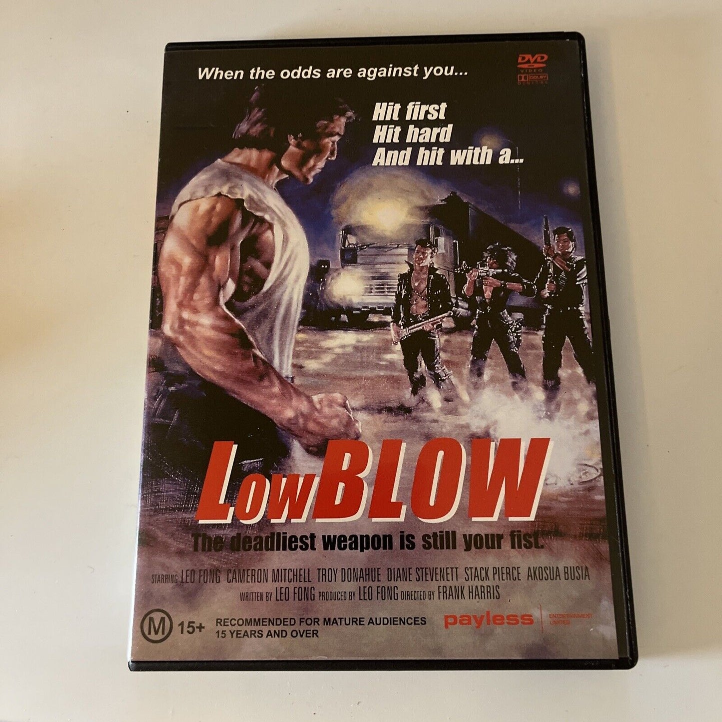 Low Blow (DVD, 1986) Leo Fong, Cameron Mitchell NEW All Regions