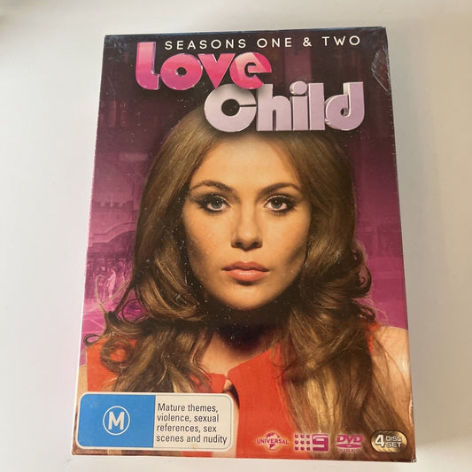 Love Child Season 1 & 2 (DVD, 2015, 4-Disc) Jessica Marais NEW Region 4 &2