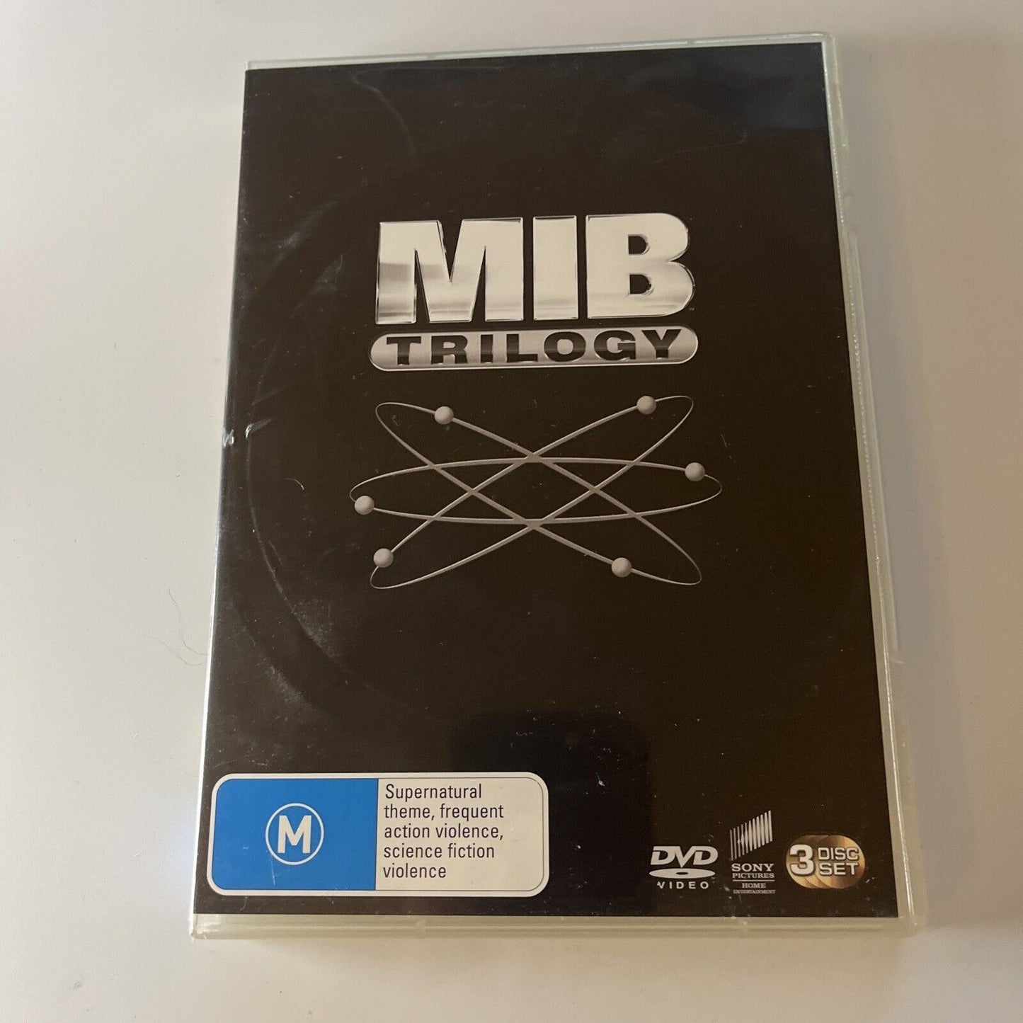 Men In Black Trilogy 1,2,3 (DVD, 2012, 3-Disc) Will Smith, Region 4 &2