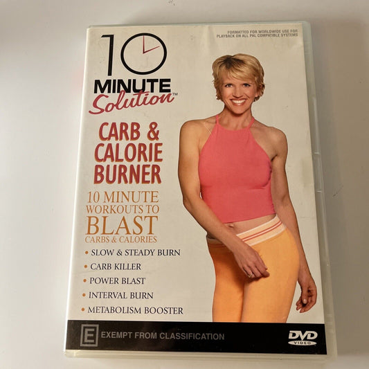 10 Minute Solution - Carb & Calorie Burner (DVD) NEW Michelle Dozois All Regions