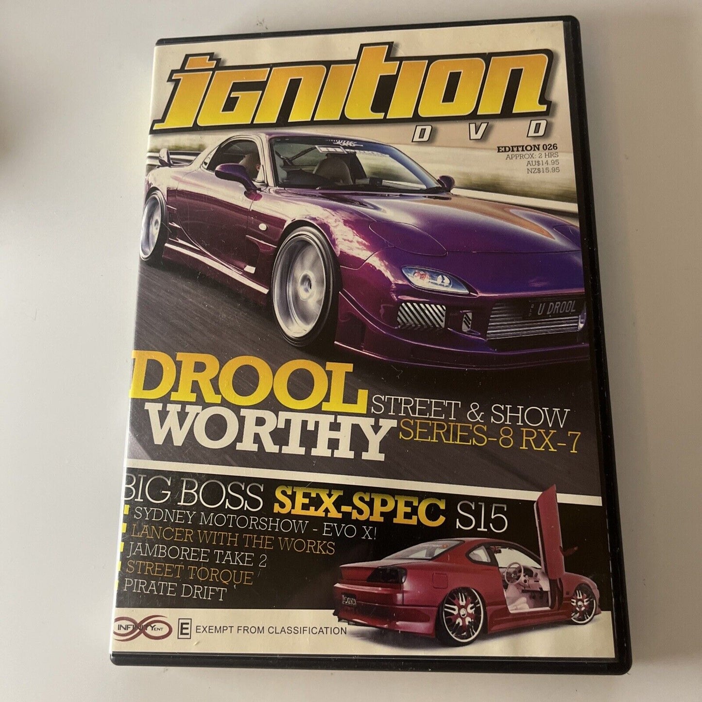 Ignition DVD Edition 026 S15 Drift Sydney Motor Show Lancer All Regions