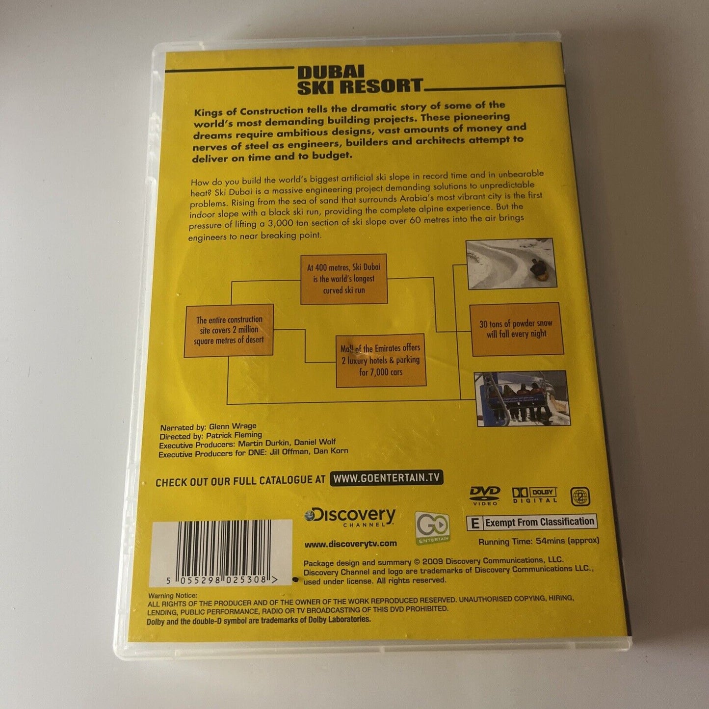Kings Of Construction: Dubai Ski Resort (DVD, 2009) Region 2