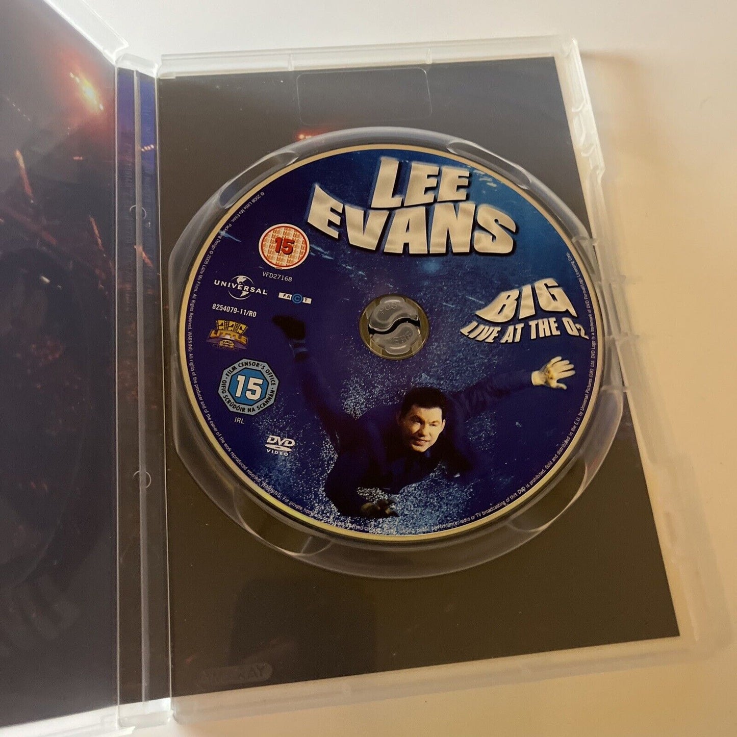 Lee Evans Big Live At The O2 (DVD, 2008) Region 4 &2