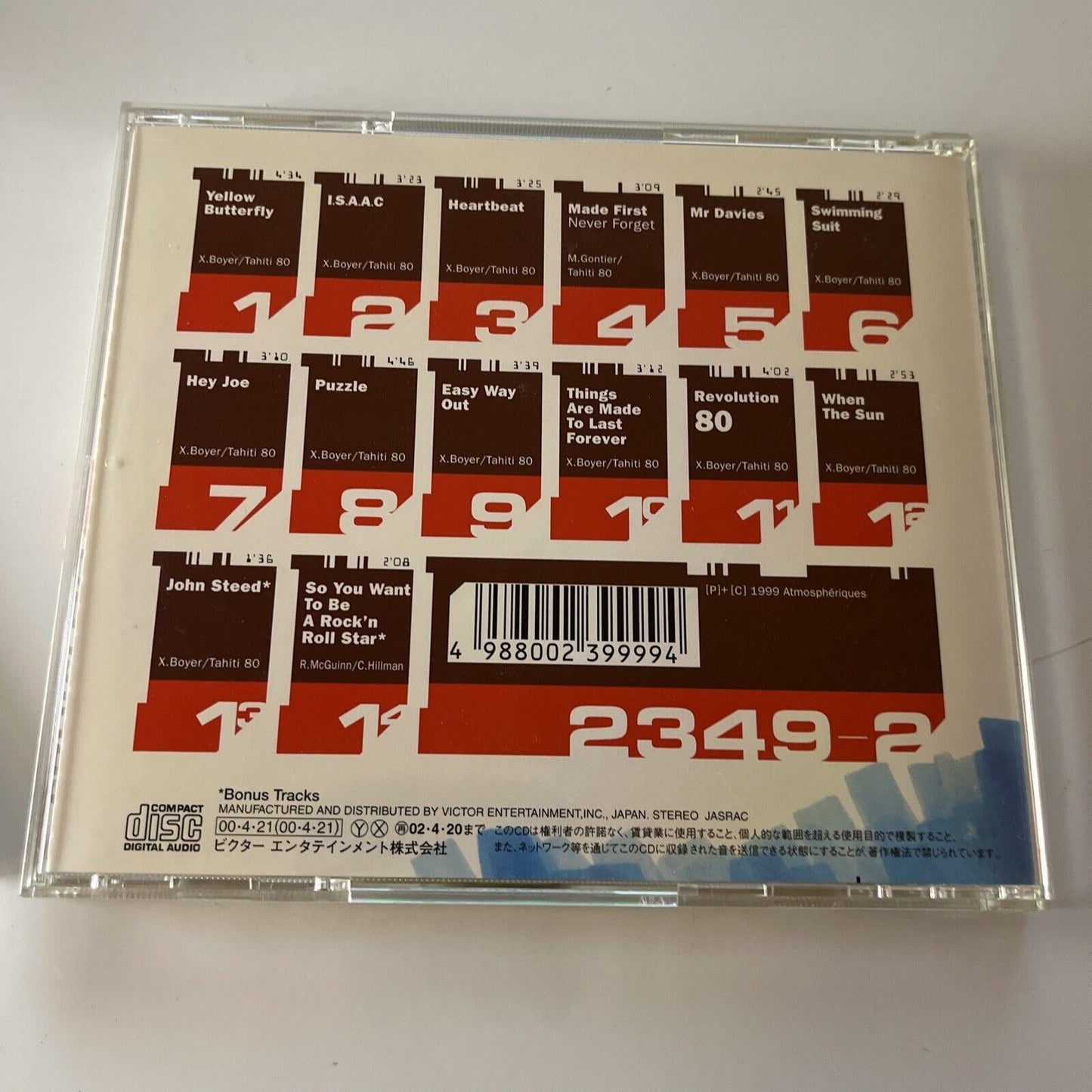 Puzzle by Tahiti 80 (CD, 2000) Obi Japan Vicp-61032