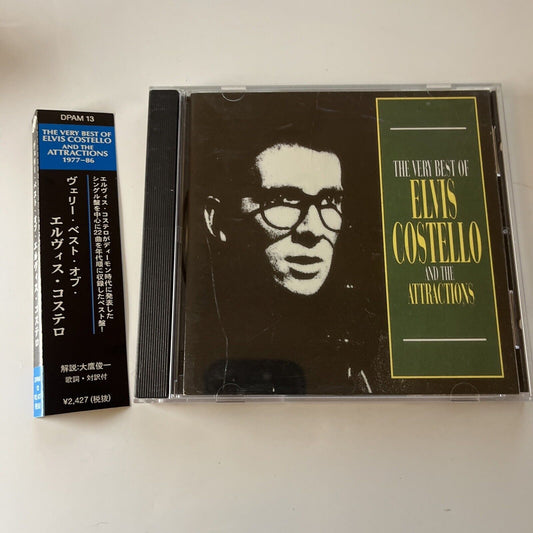 The Very Best Of Elvis Costello & The Attractions (CD, 1994) Obi Japan Dpam-13