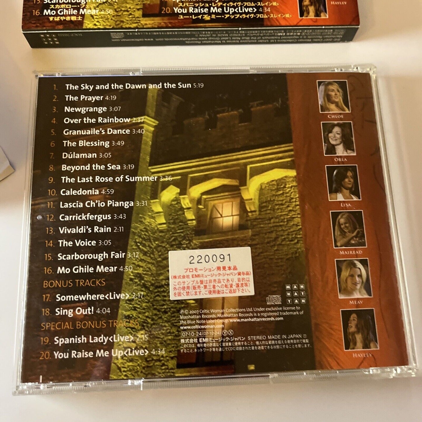 Celtic Woman - A New Journey Special Edition (CD, 2007) Obi Promo Tocp-70322