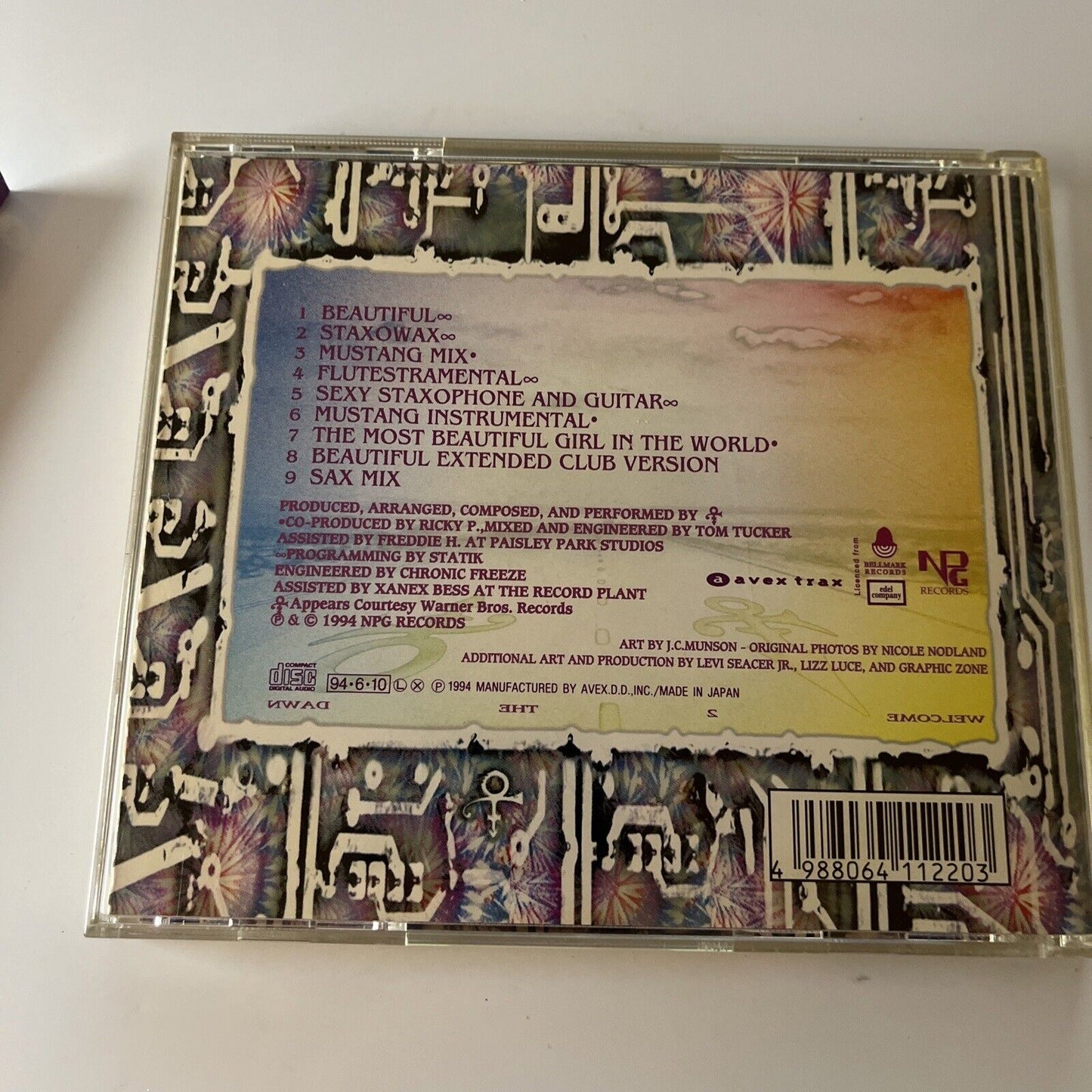 Prince - The Beautiful Experience (CD, 1994) Obi Japan Avcd-11220