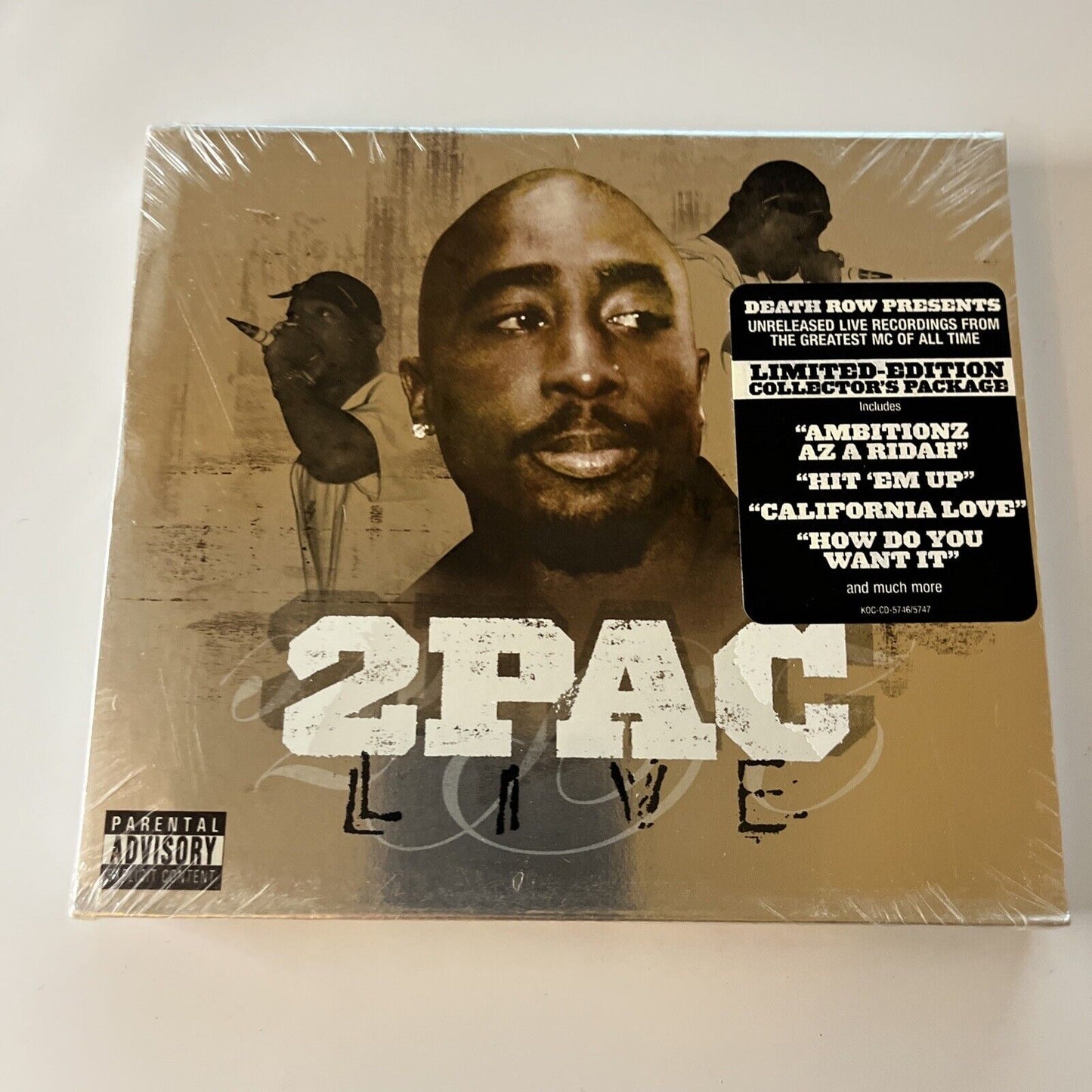 2Pac - 2Pac Live: Limited Edition (CD, 2004) Koc-cd-5746 *New Sealed*