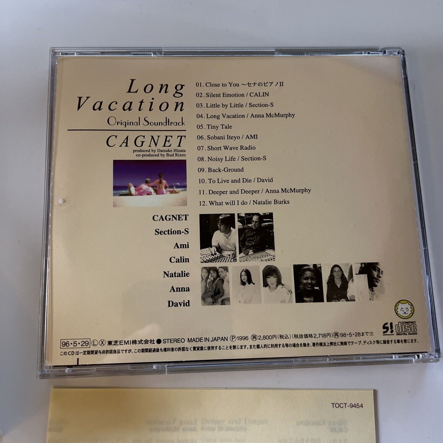 Long Vacation [Original Soundtrack] by Cagnet (CD, 1997)