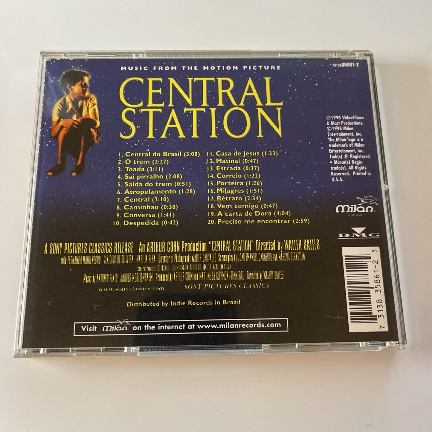 Central Station - Music From the Motion Picture Film Soundtrack (CD, 1998)