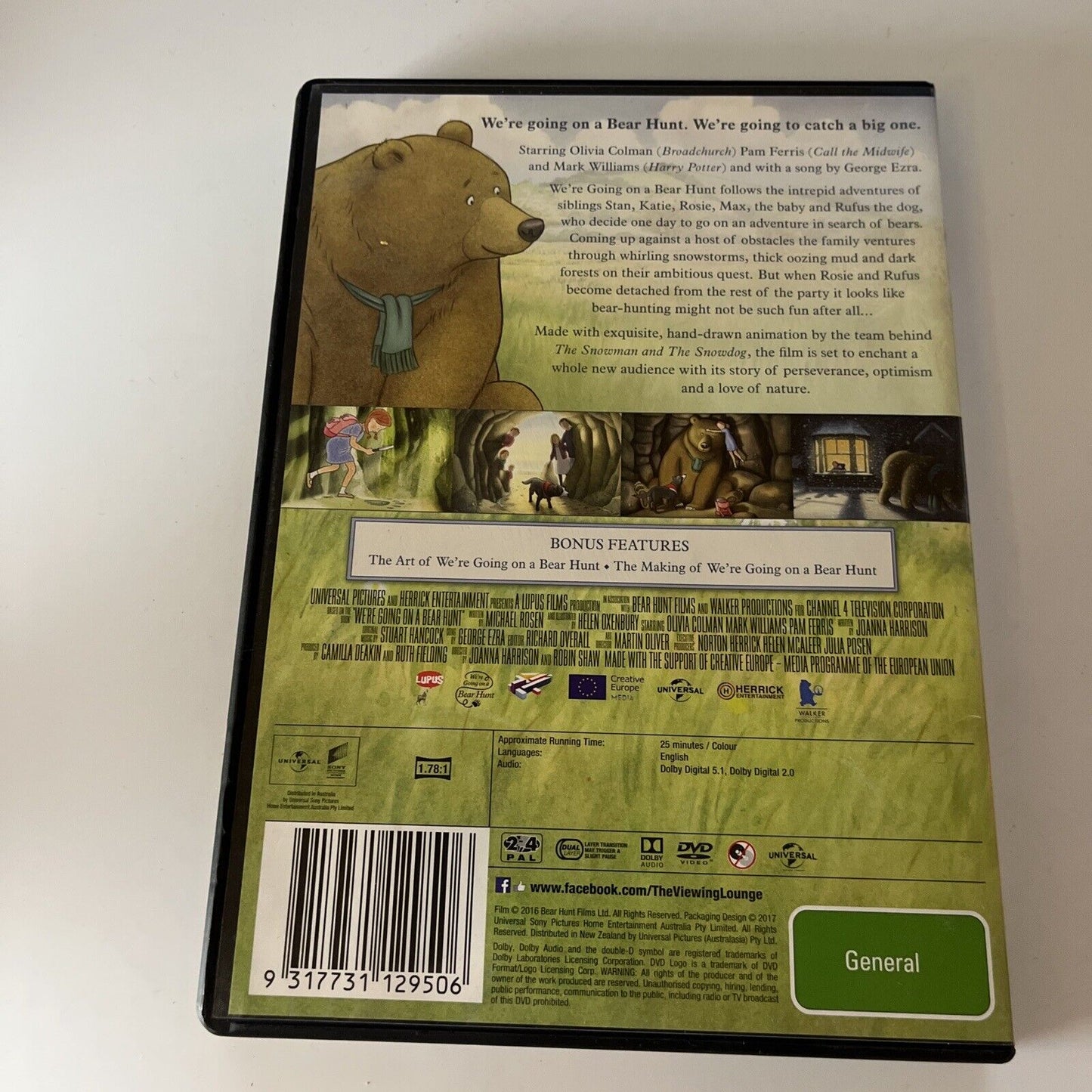 We're Going On A Bear Hunt (DVD, 2016) NEW Region 4 &2