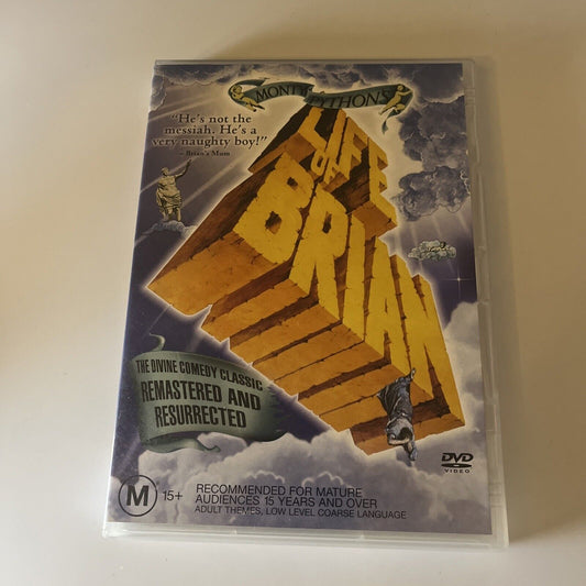 Monty Python's Life Of Brian (DVD, 1979) Terry Gilliam, John Cleese NEW Region 4