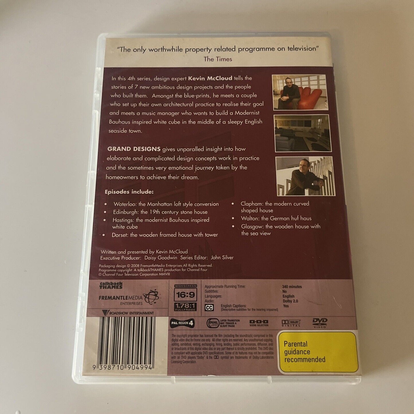 Grand Designs : Series 4 (DVD, 2004, 2-Disc) Region 4