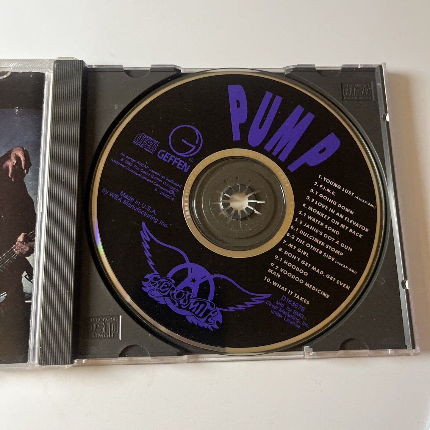 Aerosmith - Pump (CD, 1989) 9 24254-2