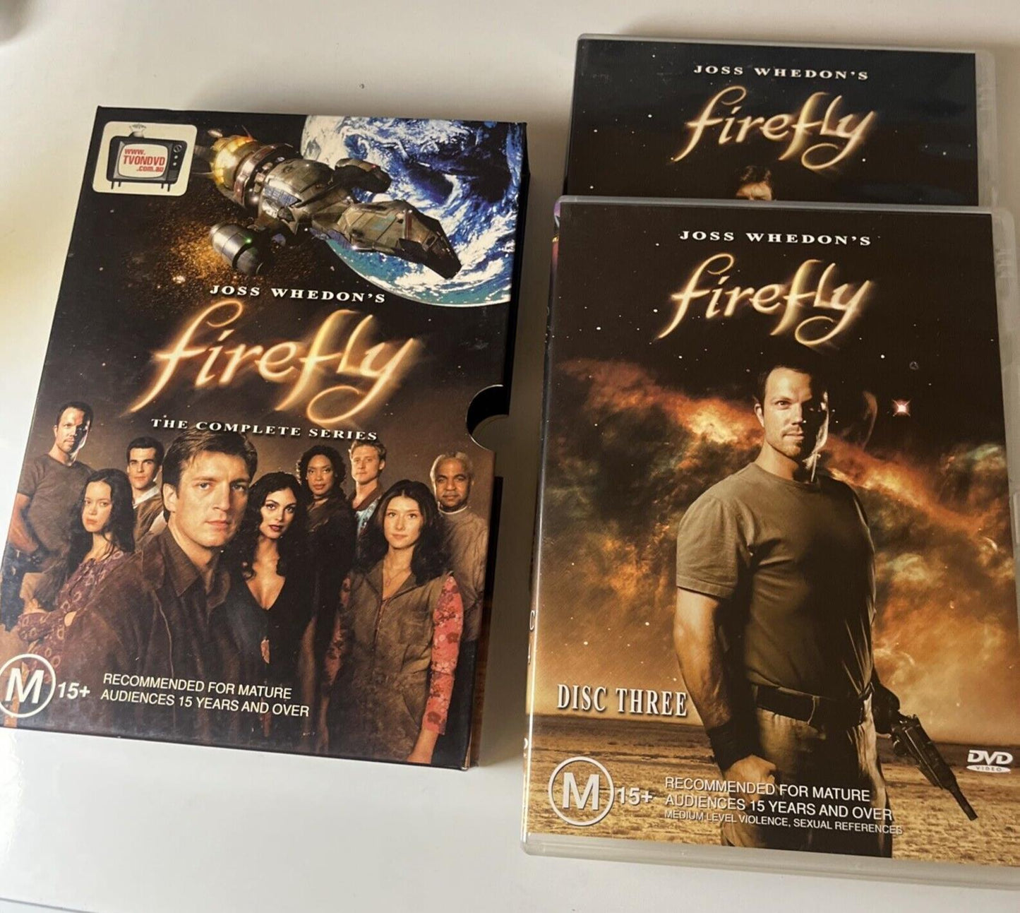 Firefly : The Complete Series (DVD, 2002, 4-Disc) Gina Torres Region 4