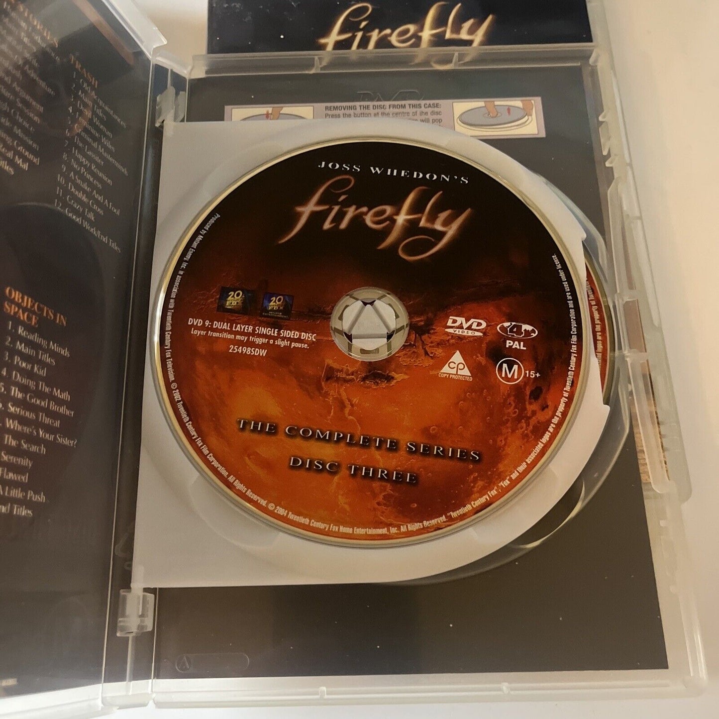 Firefly : The Complete Series (DVD, 2002, 4-Disc) Gina Torres Region 4