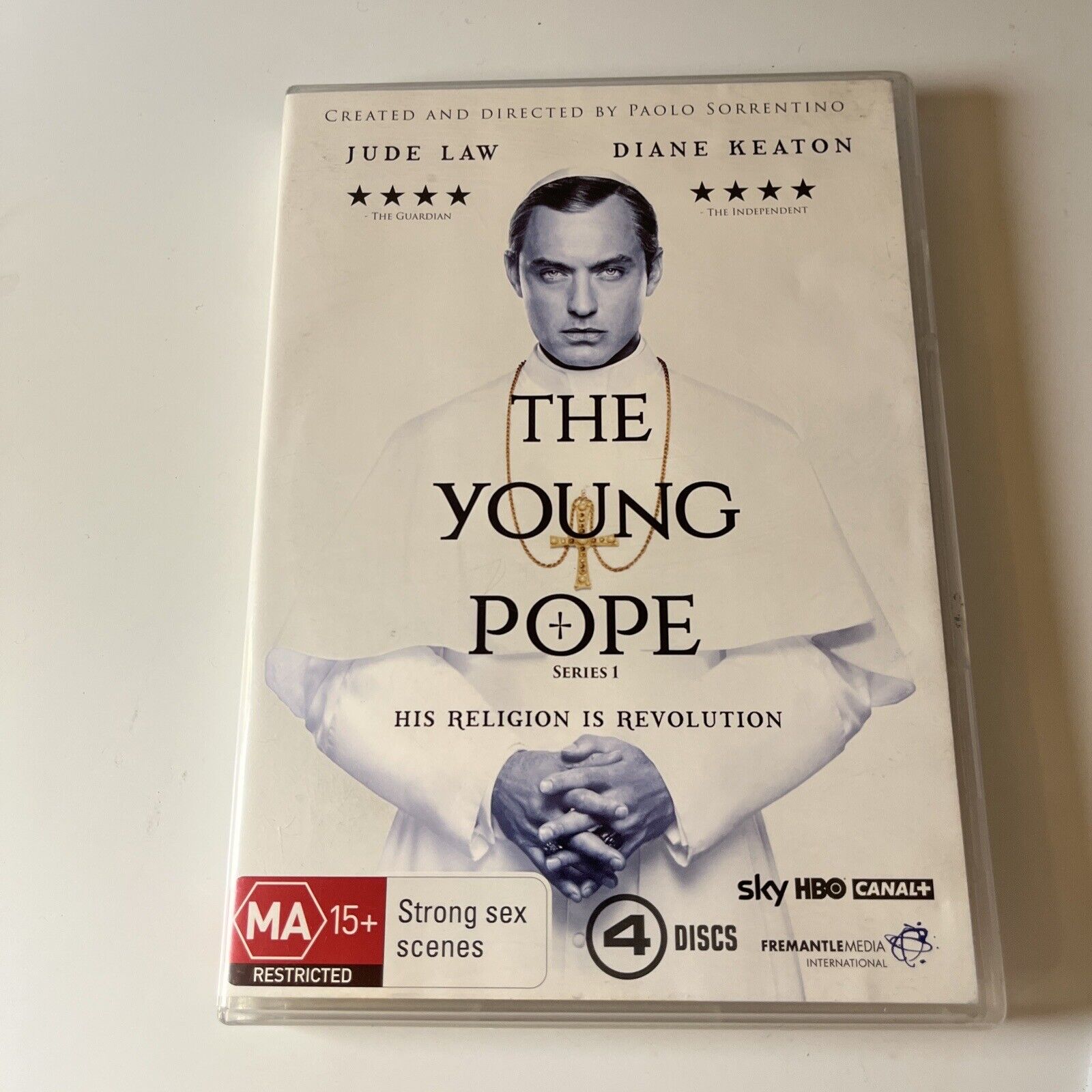 The Young Pope - Series 1 (DVD, 2016, 4-Disc) Jude Law NEW Region 4 ...