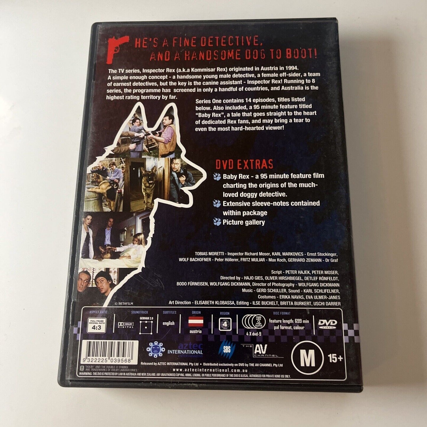 Inspector Rex : Series 1 (DVD, 1994, 4-Disc) Region 4