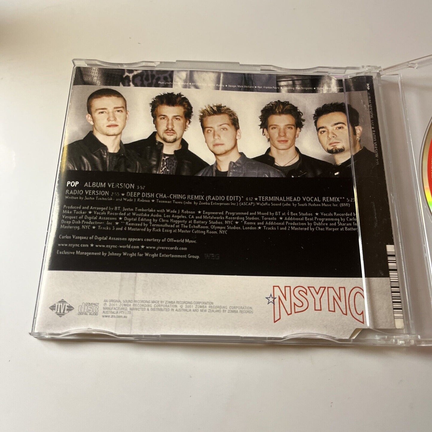 NSYNC - Pop (CD single, Jun-2001, Zomba Recording)