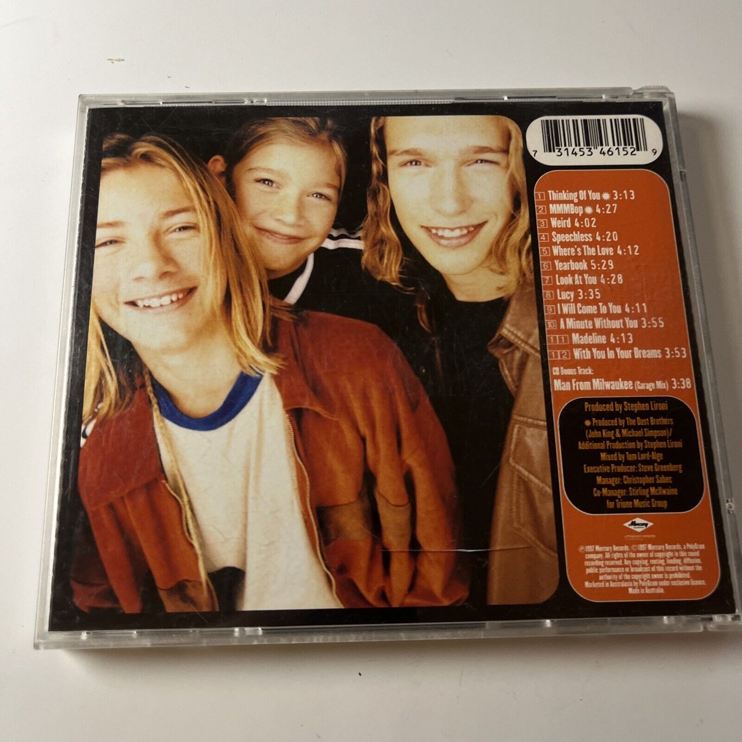 Hanson - Middle of Nowhere  (CD, 1997)
