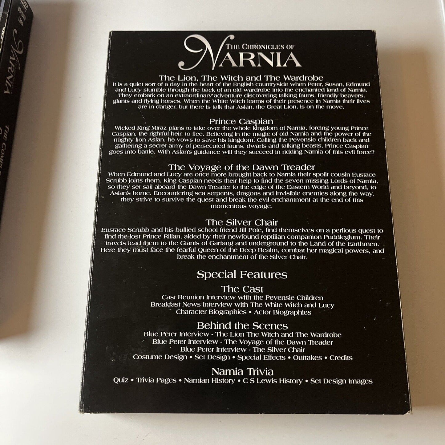 The Chronicles of Narnia The Complete Collection 4 Disc Collector's Edition DVD